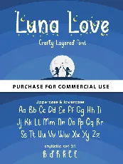 Luna love Display - Personal font