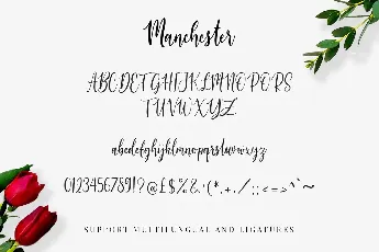 Manchester font