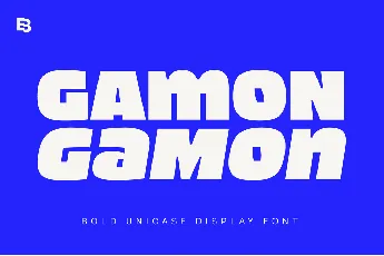 Gamon Trial font