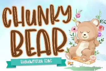 Chunky Bear font