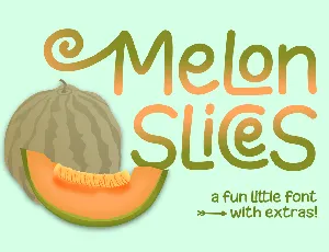 Melon Slices font