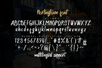 Northingtown font