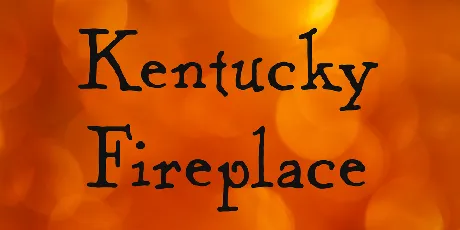 Kentucky Fireplace font