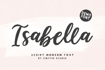 Isabella DEMO font