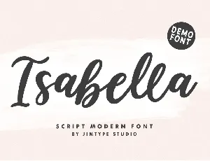 Isabella DEMO font