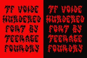 TF Voide Murdered font