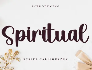 Spiritual font