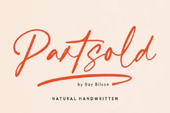 Partsold font