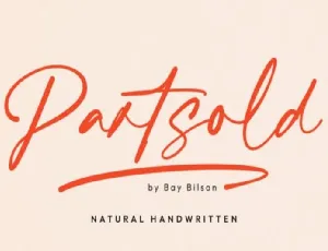 Partsold font