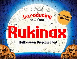 Rukinax font