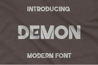 Demon font