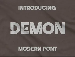 Demon font