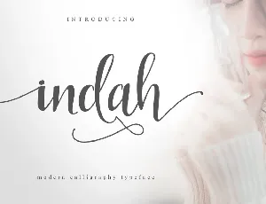 Indah Typeface font