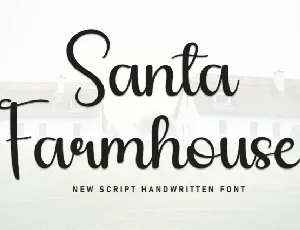 Santa Farmhouse Script font