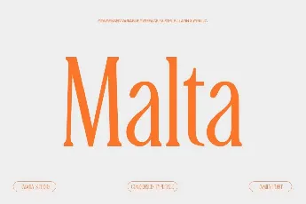 TBJ Malta Family font