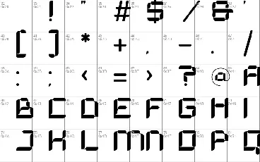 Squad Techno font