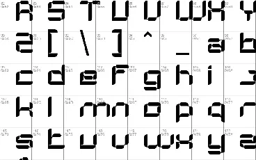 Squad Techno font