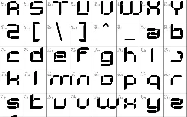 Squad Techno font