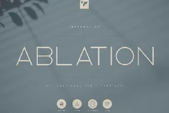 Ablation font