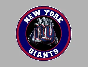 New York Giants font