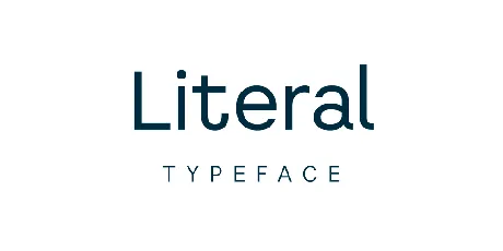 Literal font