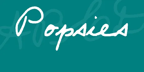 Popsies font