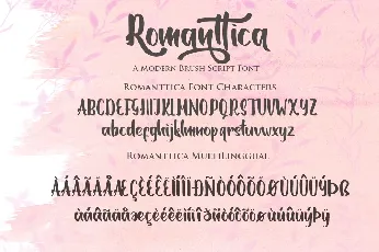 Romanttica font