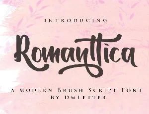 Romanttica font