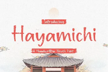 Hayamichi font