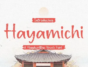 Hayamichi font