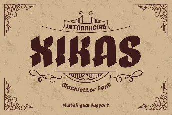 Xikas font