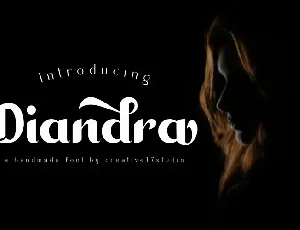 Diandra font