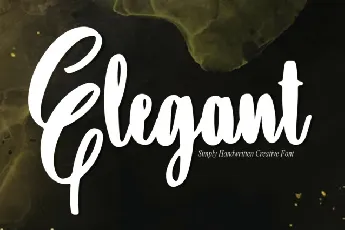 Elegant Script Typeface font