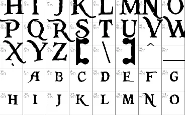 Pieces of Eight font