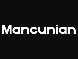 Mancunian Family font