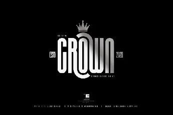 Silver Crown Display font