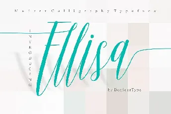 Ellisa Script font