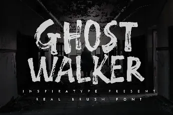 GHOST WALKER FREE font