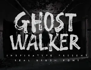 GHOST WALKER FREE font