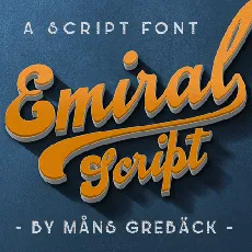 Emiral Script PERSONAL USE font