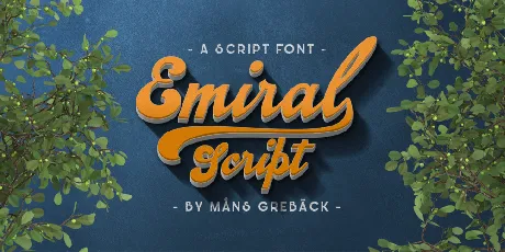 Emiral Script PERSONAL USE font