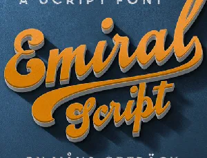 Emiral Script PERSONAL USE font