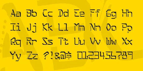 Split Enzymes font