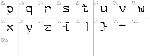 Split Enzymes font