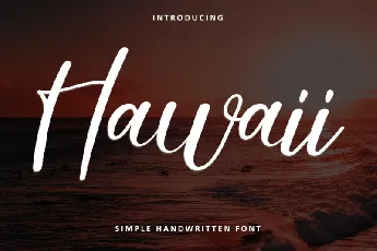 Hawaii font