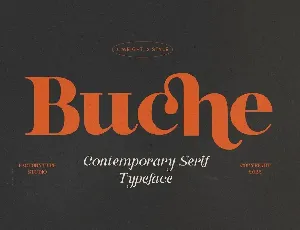 Buche font