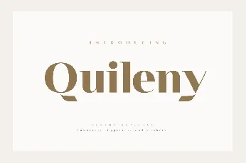 Quileny font