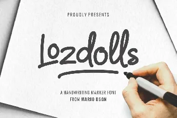 Lozdolls font