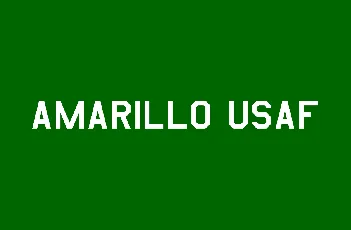 AMARILLO USAF FONT