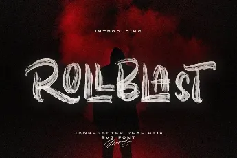 Rollblast Brush font